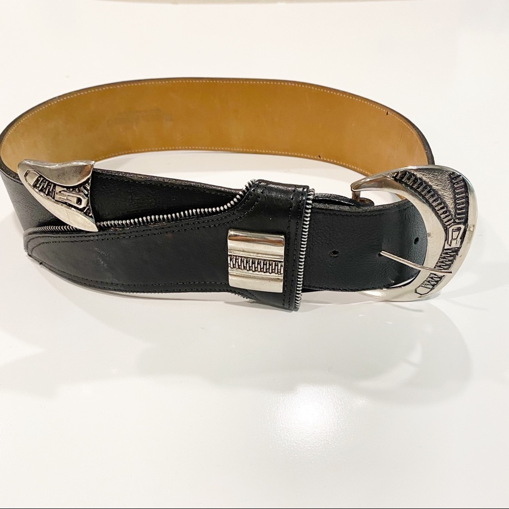 Streets Ahead | Black Leather Belt